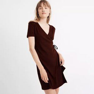 Madewell Brown Wrap Dress